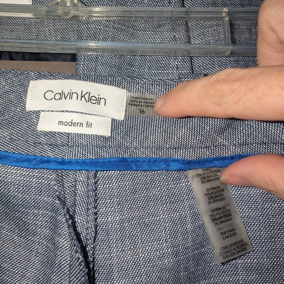 Calvin Klein Gray Modern Suit Blazer(size14) and Pants (size 16) set - Picture 3 of 10